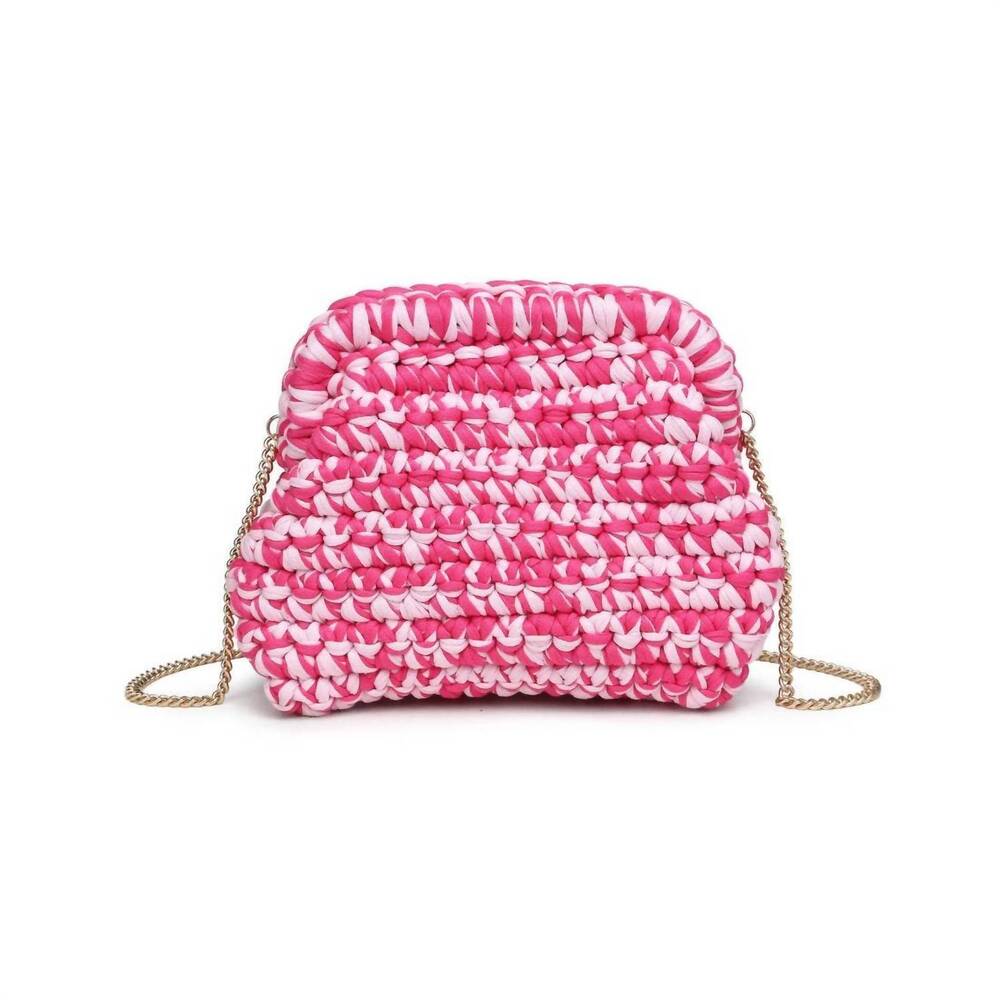 NEW MODA LUXE raya clutch in hot pink
